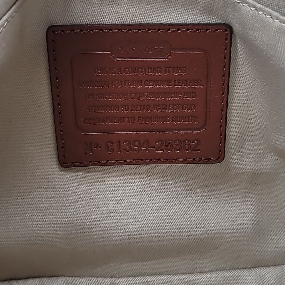 Coach Legacy Leather Flight Bag In Rich Brown With Gold Hardware - Picture 11 of 12